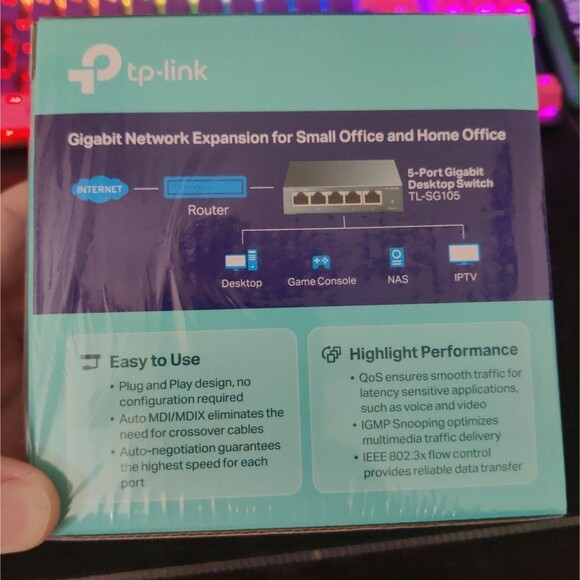 TP-Link 5- Port Ethernet Expansion Hub, Windows 10/11 - Picture 7 of 11